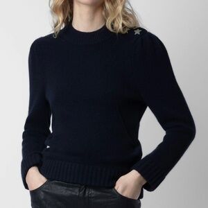 Zadig & Voltaire Betson Jewelled Cashmere Sweater